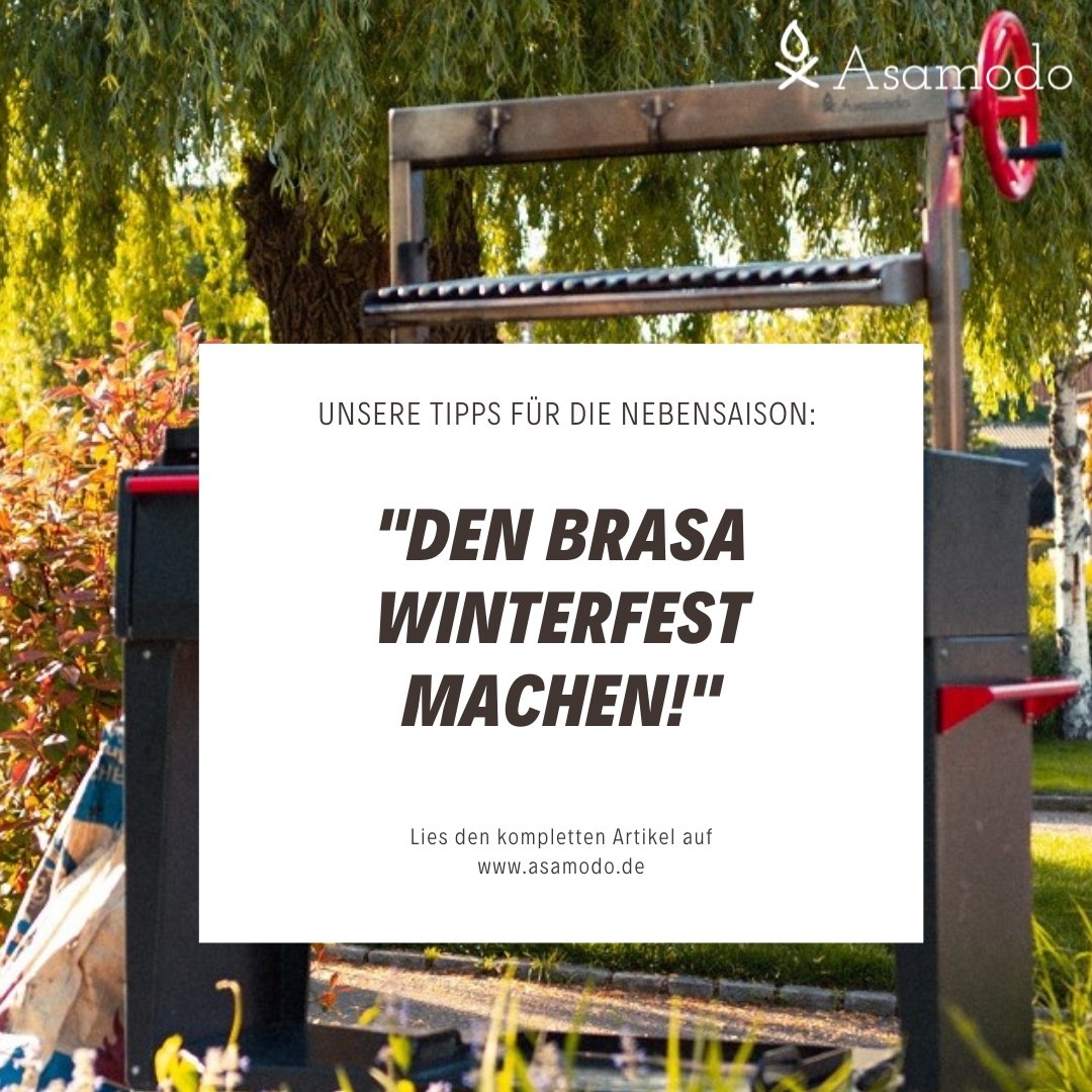 Den Brasa winterfest machen! - Asamodo