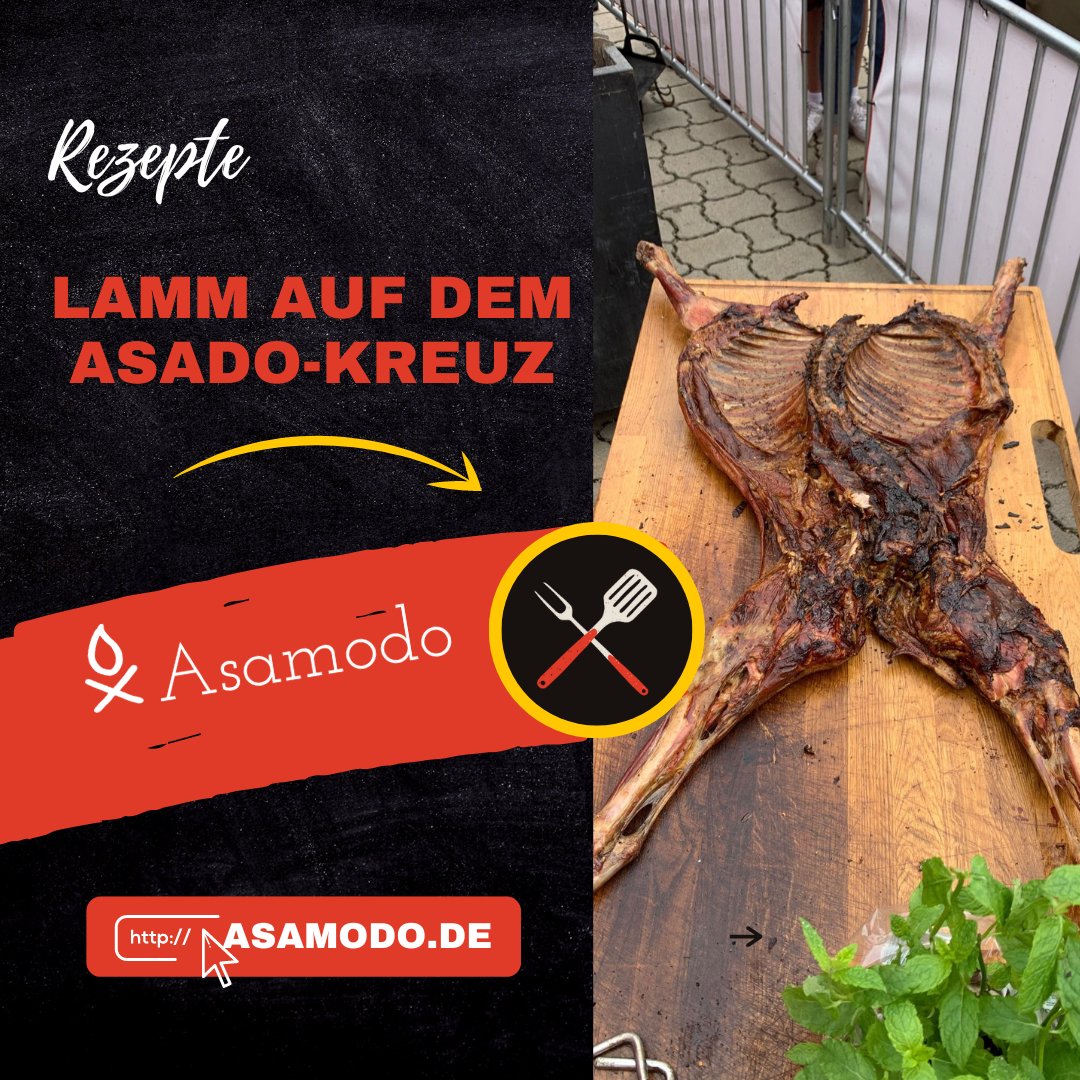 Feurige Tradition: Lammgenuss vom Asado-Kreuz - Asamodo