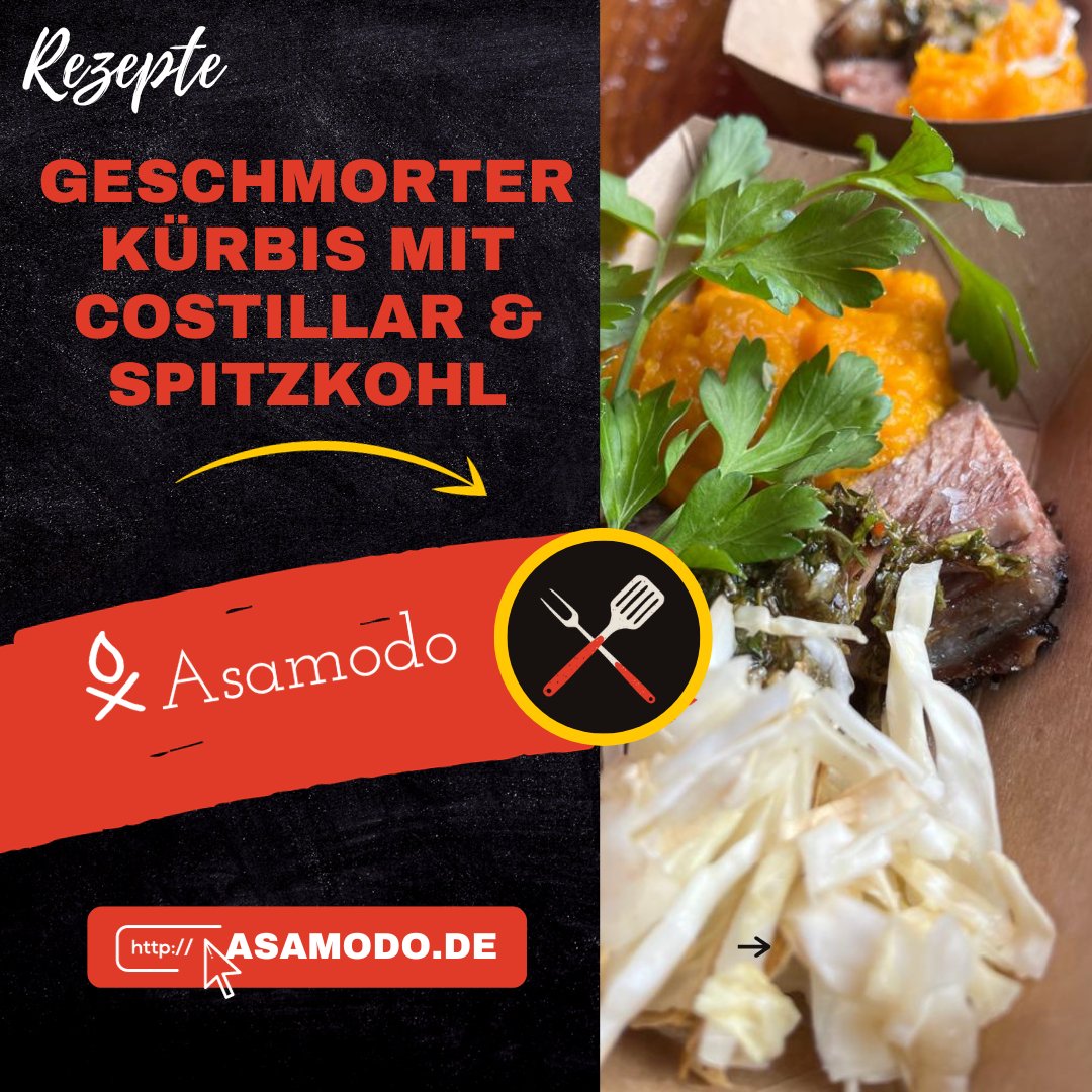 Herbstliches Asado Kürbisfest mit Costillar und Spitzkohl! - Asamodo